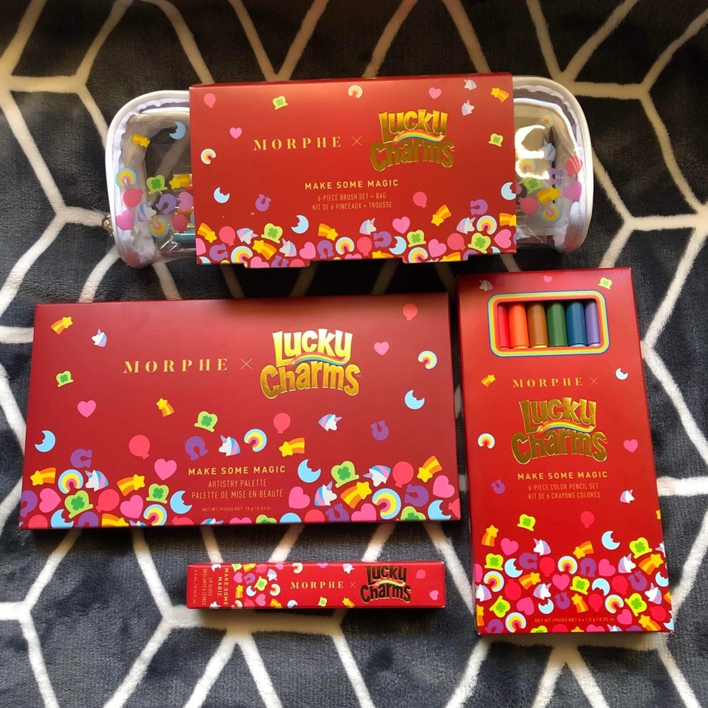 Morphe x Lycky Charms makeup collection set NWT
